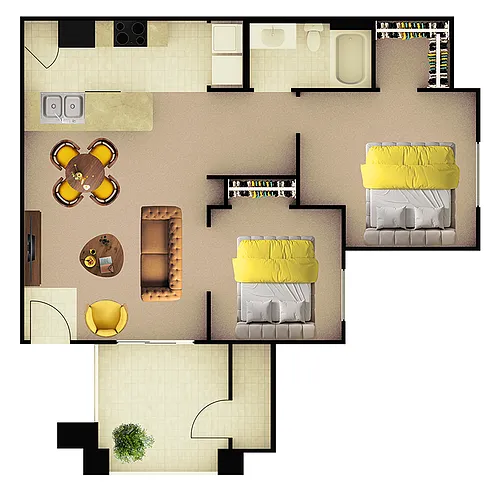 Floor plan Q1