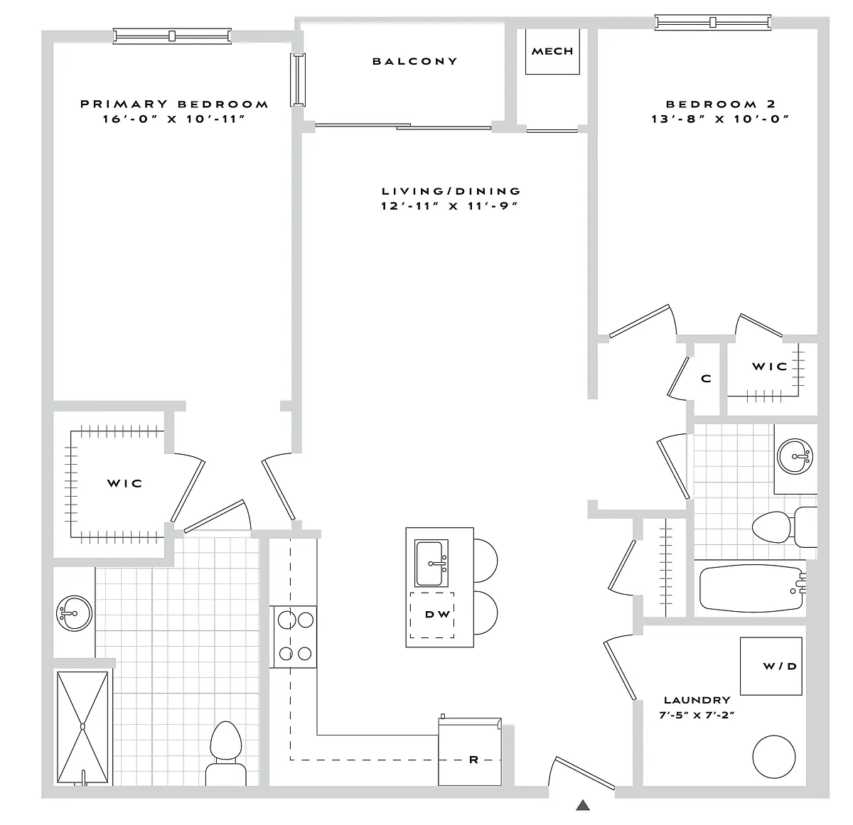 Floor plan B1-B02