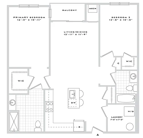 Floor plan B1-B02