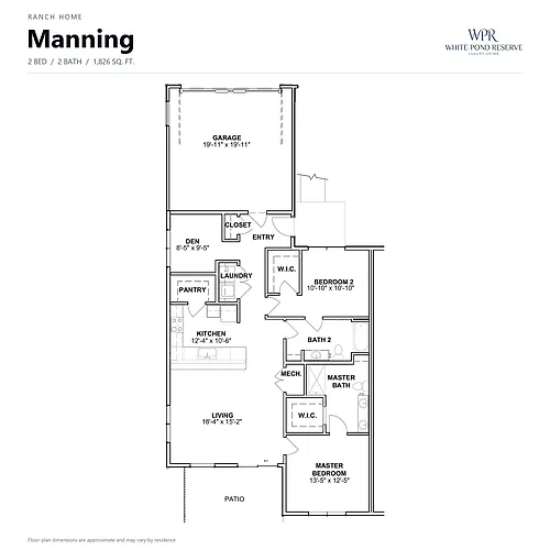 Floor plan Manning