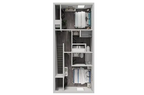 Floor plan Caspian (Townhome)