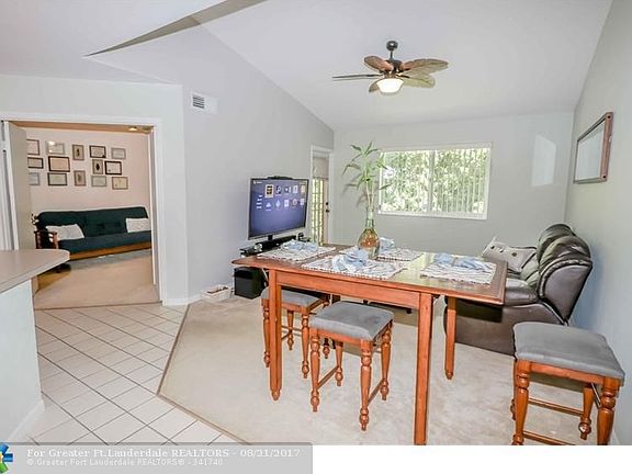 3rd bedroom being used as an office - visible from entrance.