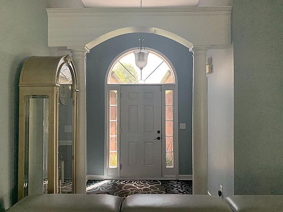 Foyer inside front door