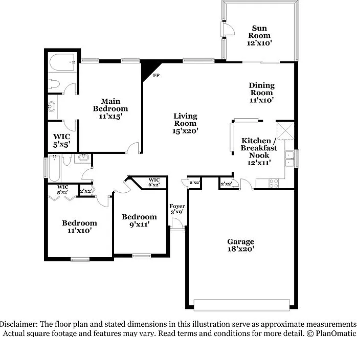 3 bed, 2.0 bath, 1277 sqft, $2,570 — Photo 2