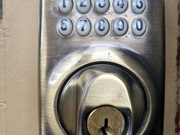 Schlage keypad deadbolt lock - option for keyless entry