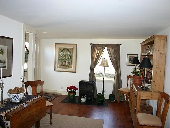 Wide Pumpkin Pine floors in Dining/Living Room combo 