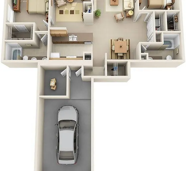 2 Bedroom | 2 Bath | 1338 SF | Attached Garage Available 2 Bedroom | 2 Bath | 1338 SF | Attached Garage Available