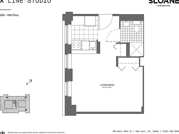 2nd image of 360 W 34th St APT 12X
