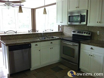 Updated kitchen with custom cabinets