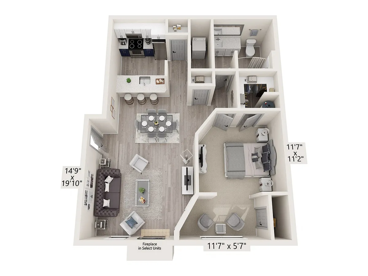Floor plan A6 Renovated