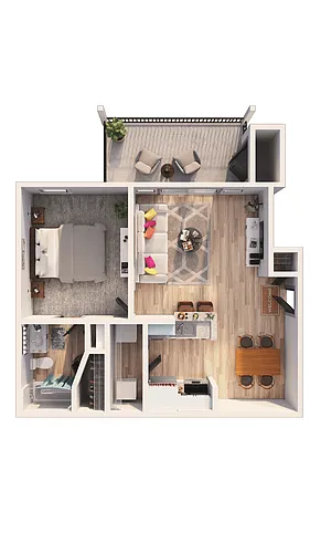Floor plan A1A A1B