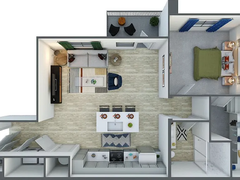 A5 - One Bedroom A5 - One Bedroom