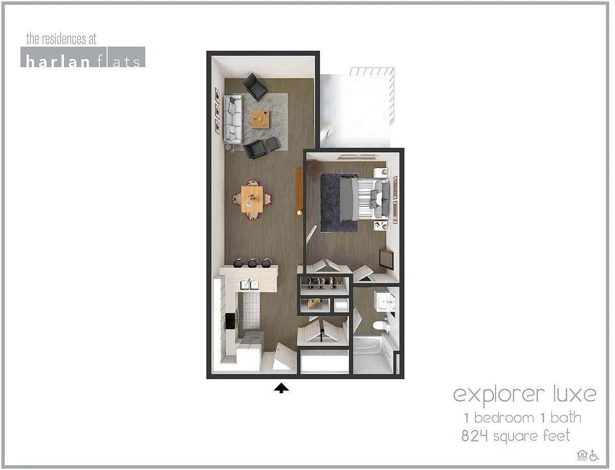 Floor plan The Explorer Luxe