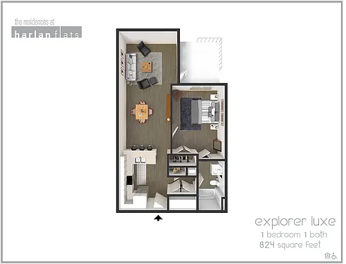 Floor plan The Explorer Luxe
