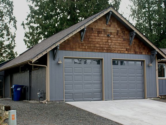garage and side yard