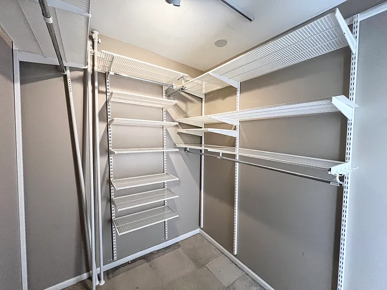 Large walk-in closet