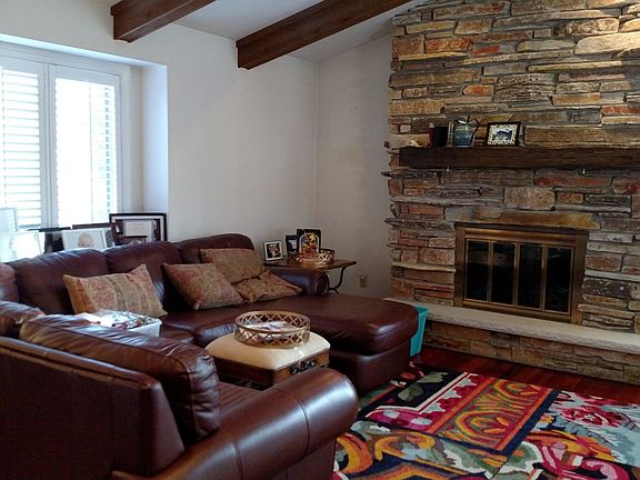 great room wood burning fp