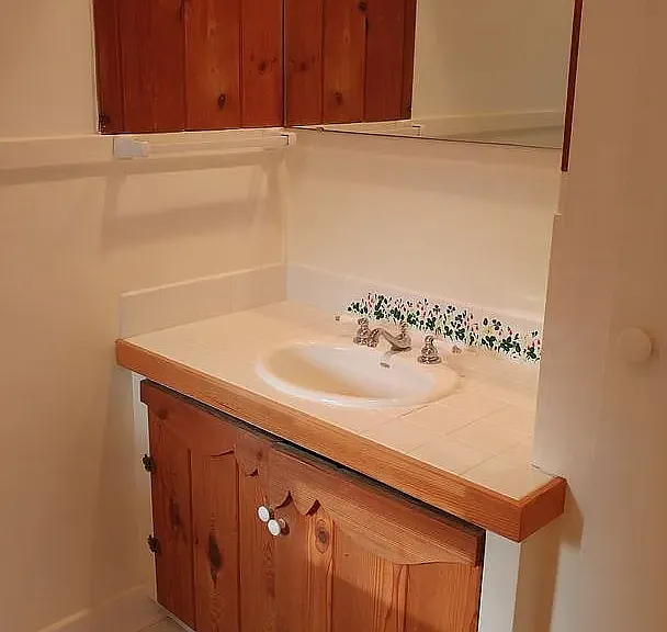 Bathroom off kitchen