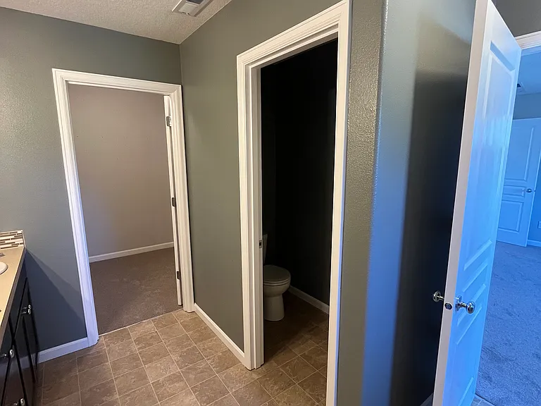 Primary bathroom and closet