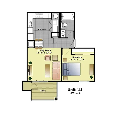 Floor plan 1J