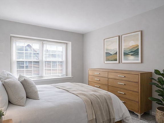 Serene and minimalist bedroom design