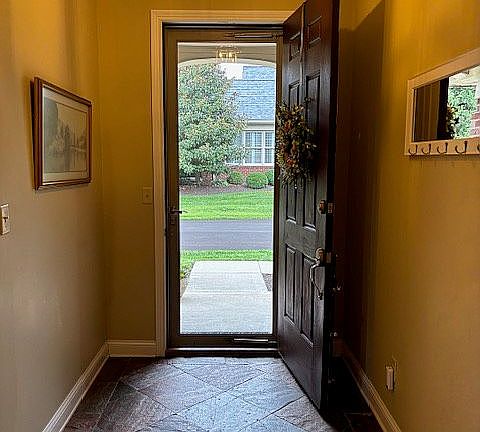 slate tile entry 