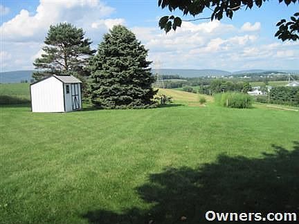 Garden Shed - View of garden plots and Asparagus Bed