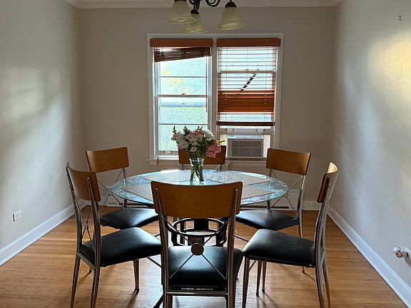 Furnished dining room