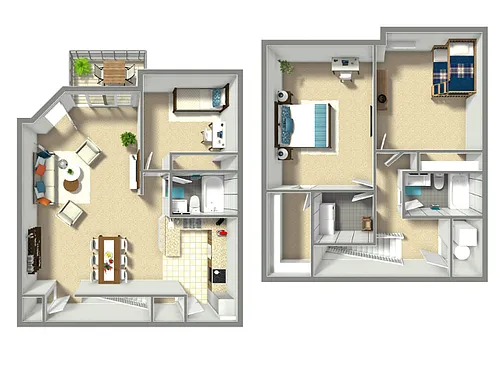 Floor plan Grove Townhome