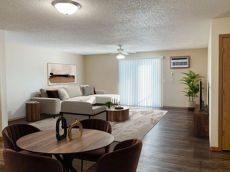 Bismarck, ND Sierra Ridge Apartments | 32B | Living