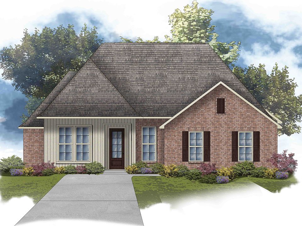 Delacroix III H - Front Elevation - DSLD Homes