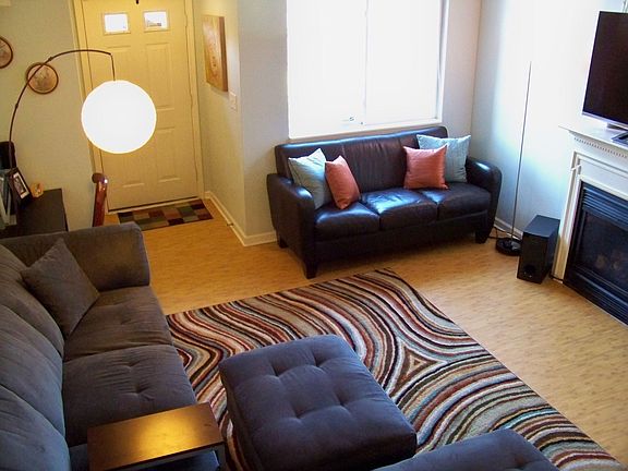 Overhead view of Living Room