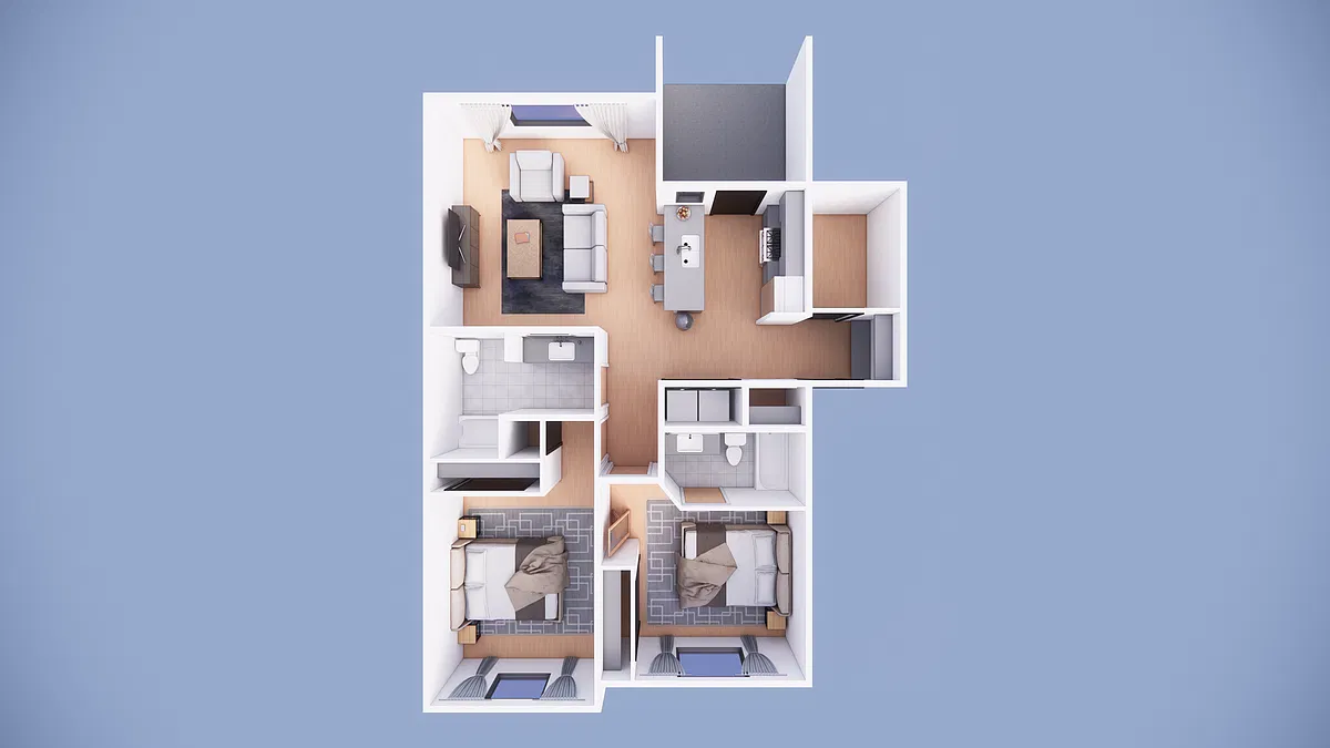 Floor plan Crux