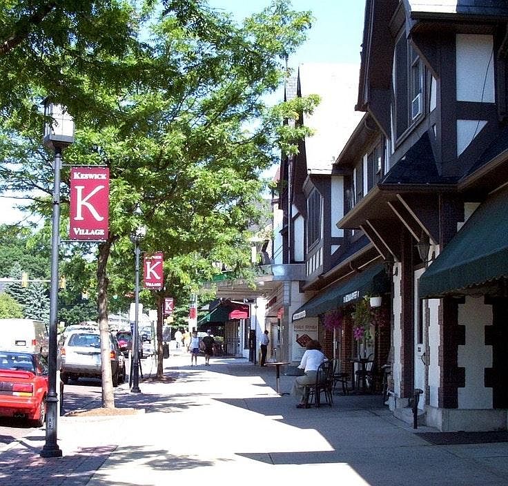 Keswick Village Street Frontage