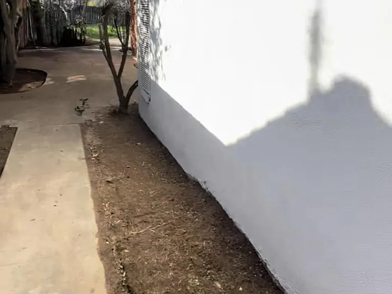 right side of the house
