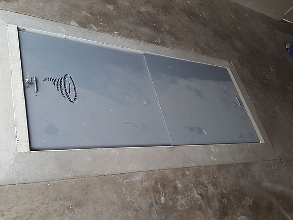 Storm Shelter in Garage