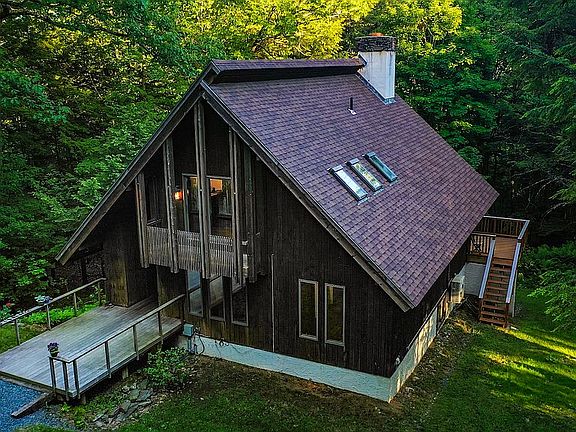 Front view from drone
