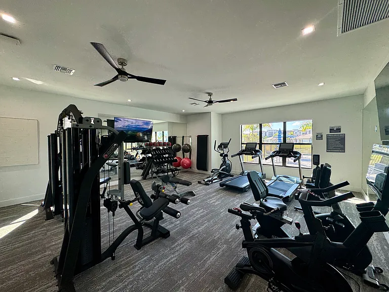 Community Fitness Center with Modern Equipment