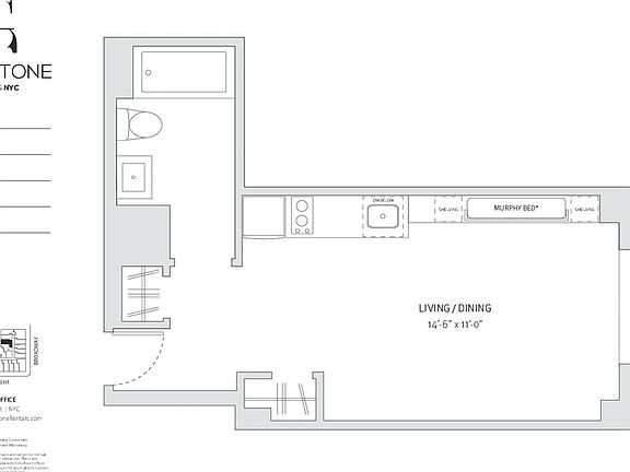 2nd image of 212 W 91st St APT 306