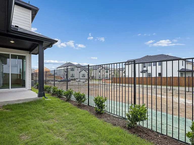 Backyard with Park View