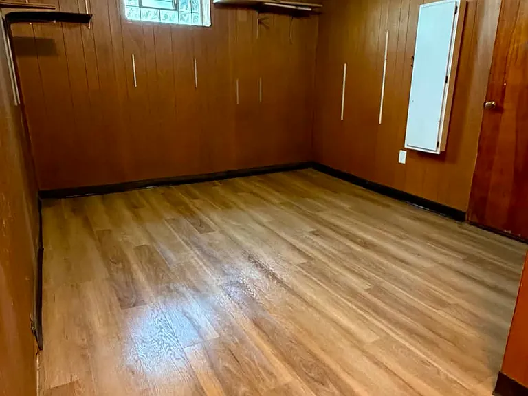 A bonus room in finished basement