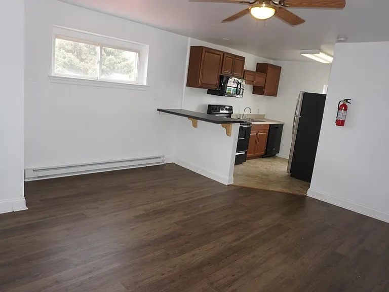 Living room dining area