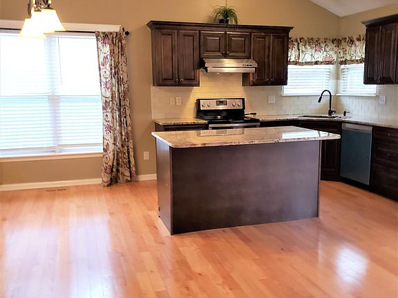 spacious open kitchen
