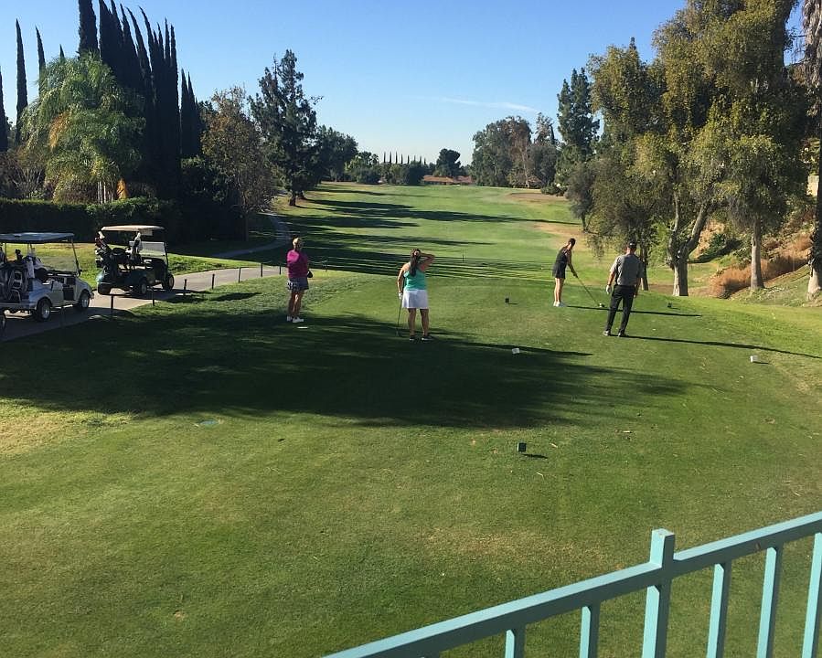 Deck view of Tee Box