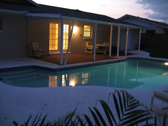 Pool - Evening Lights