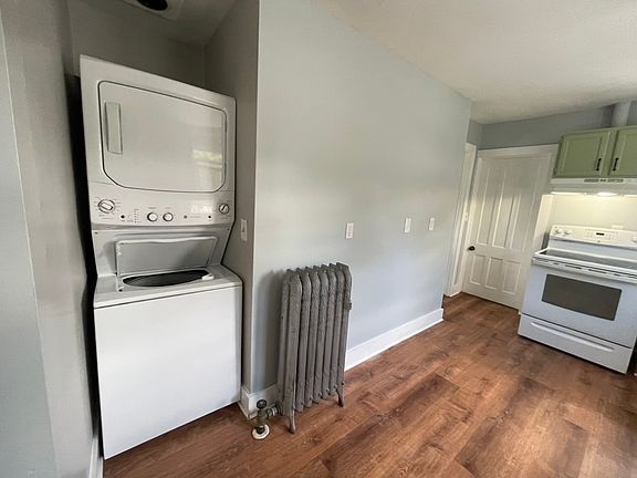 hook up washer/dryer located in kitchen
