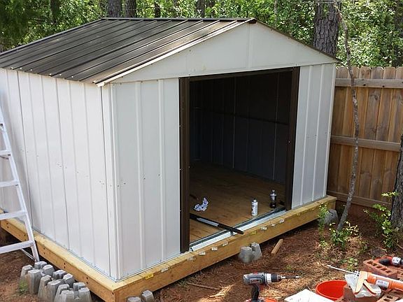 Storage Shed (at completion)