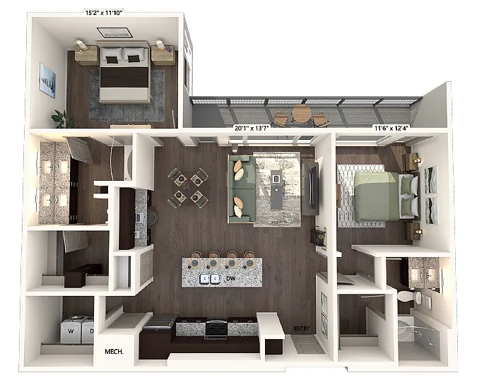 Floor plan B3-1263-E