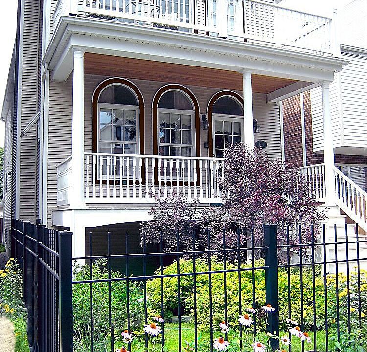 front of the house
