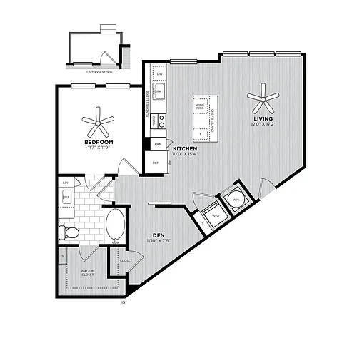 Floor plan Gingham Renovated